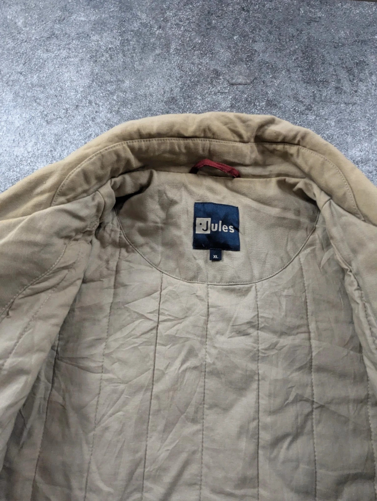 Veste Jules XL Workwear Vintage Beige – Worker Jacket Utility Toile Matelassée – WORKWEAR – taille XL 4