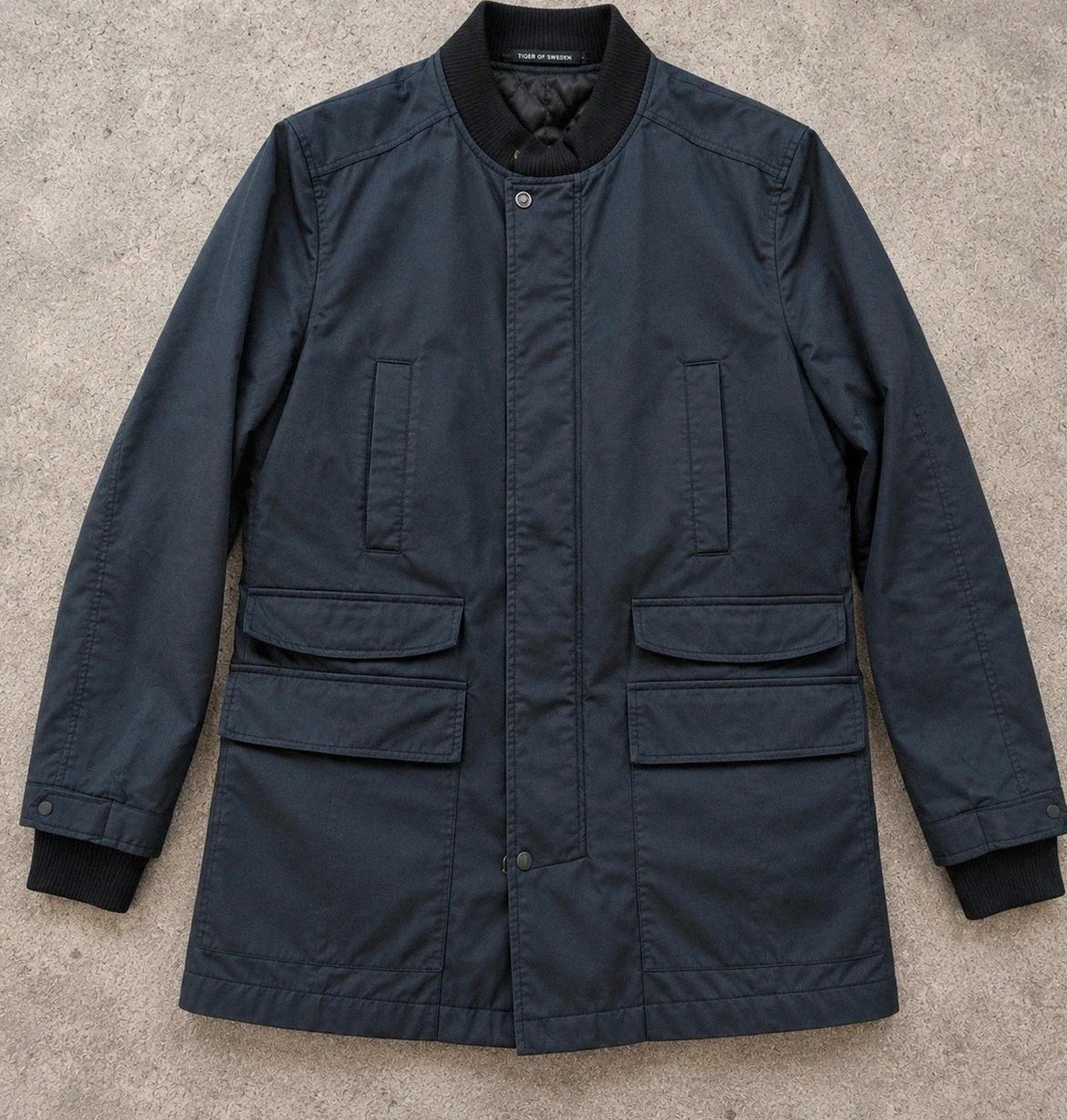 Tiger of Sweden Wilson Ql veste parka Field Jacket Limonta Utility bleu marine L 50 – Tiger of Sweden – taille L