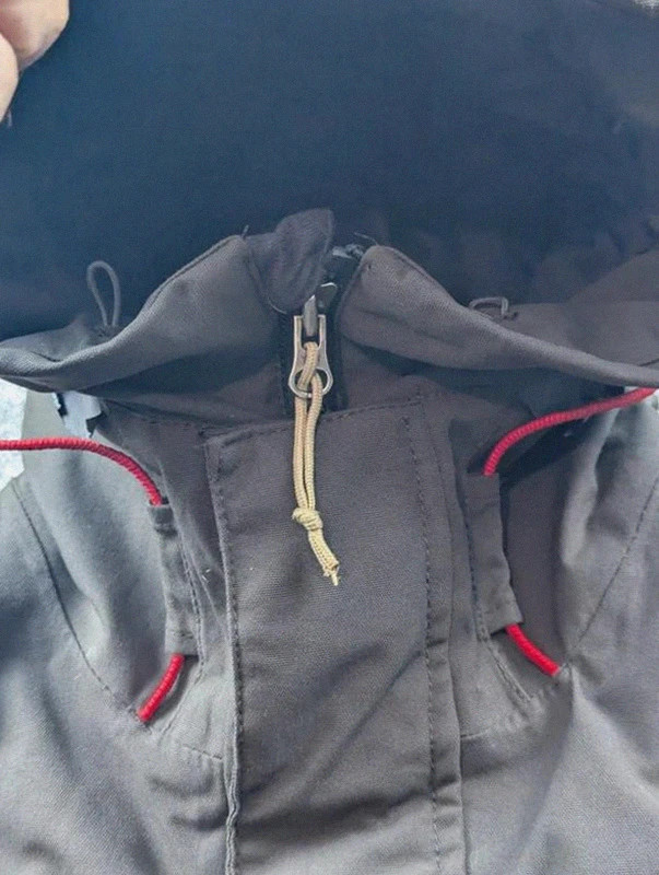 Parka Didriksons 1913 Dry5 S/M – veste technique outdoor grise à capuche – Didriksons – taille S 3