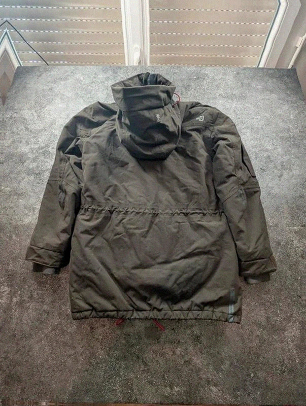 Parka Didriksons 1913 Dry5 S/M – veste technique outdoor grise à capuche – Didriksons – taille S 5