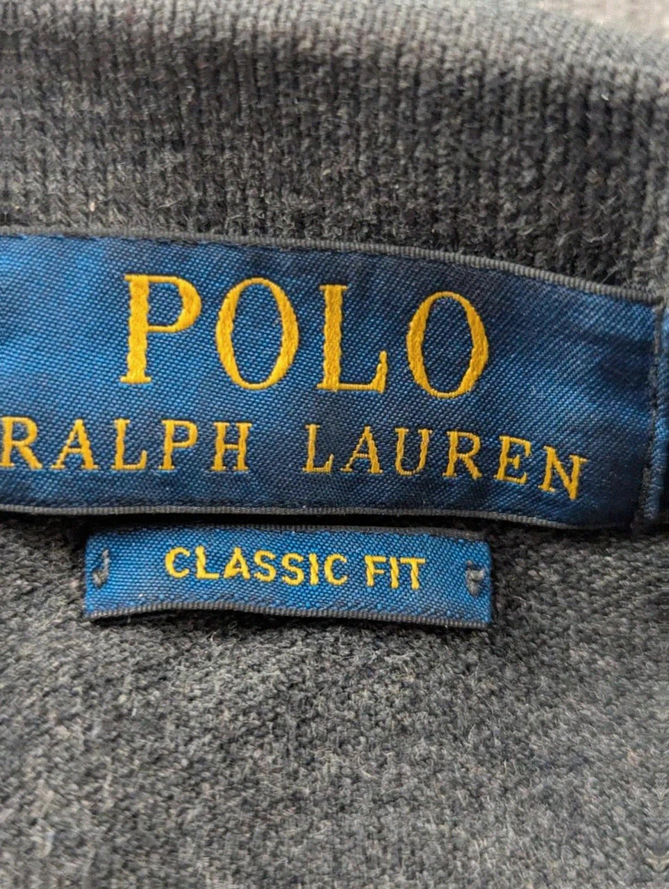 Polo Ralph Lauren classic fit noir logo rouge Xl vintage – Ralph Lauren – taille XL 4