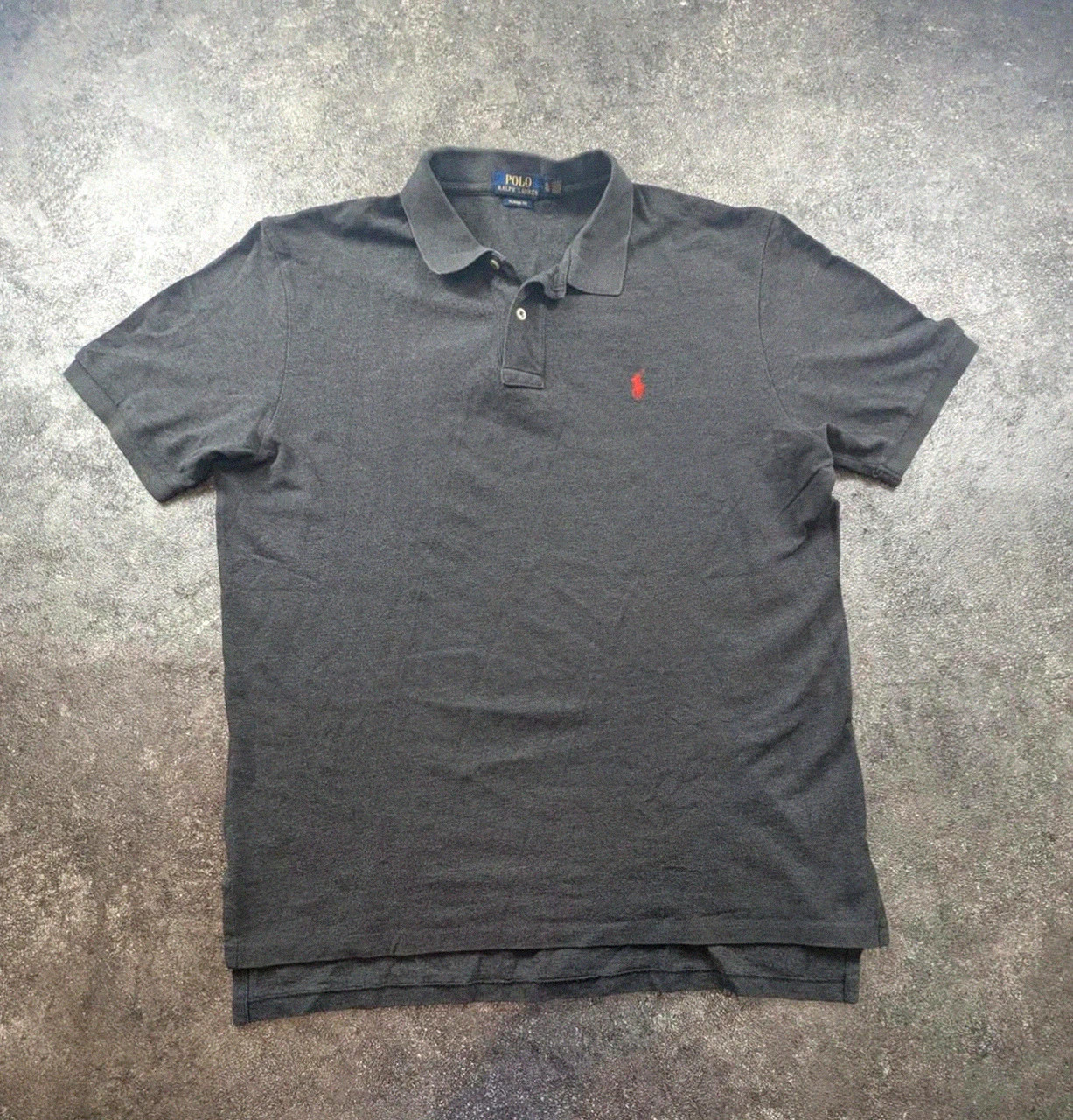 Polo Ralph Lauren classic fit noir logo rouge Xl vintage – Ralph Lauren – taille XL 2