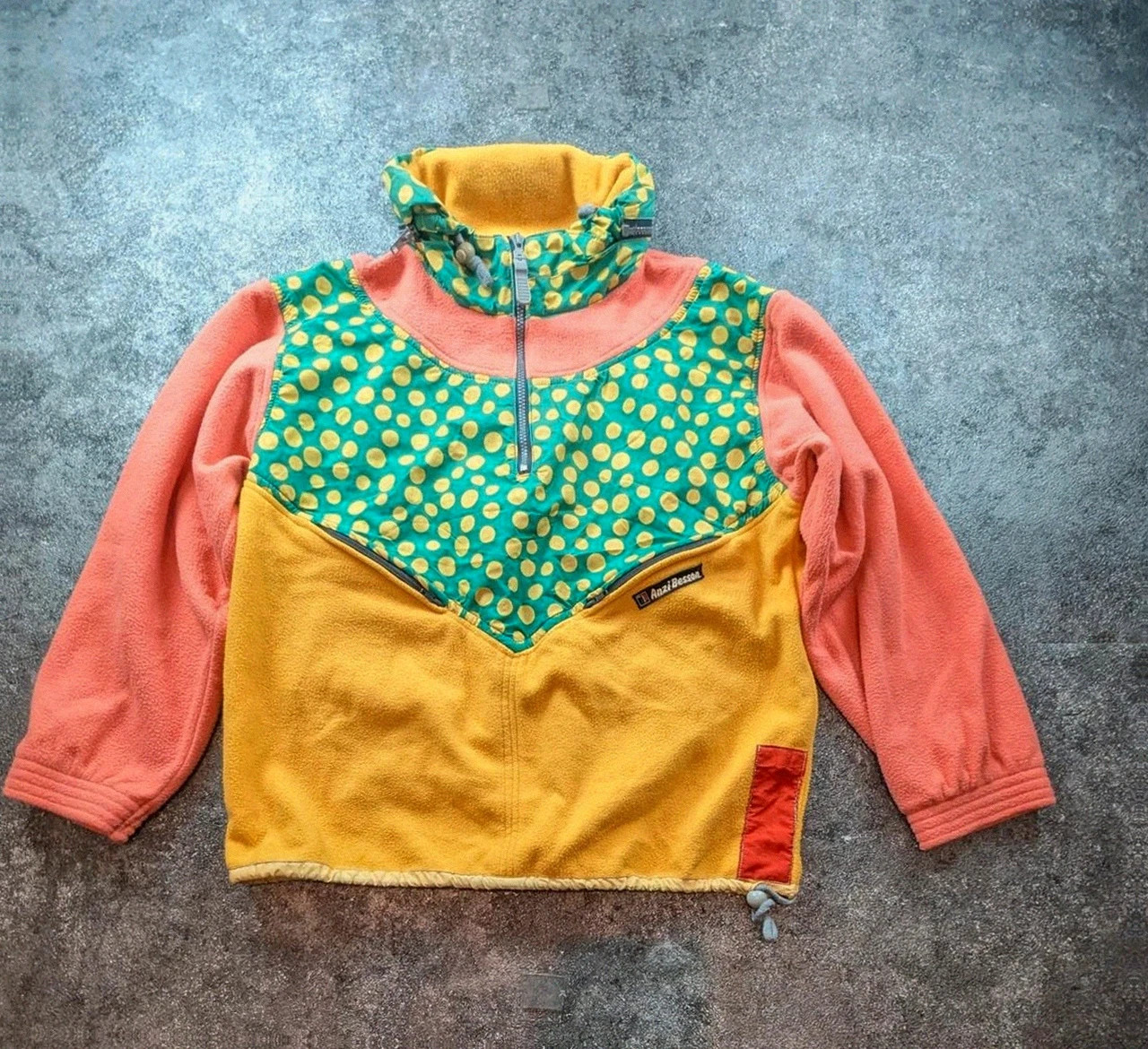 Anzi Besson polaire technique hybride vintage à pois crazy ski M L – AnziBesson – taille L / 40 / 12 2