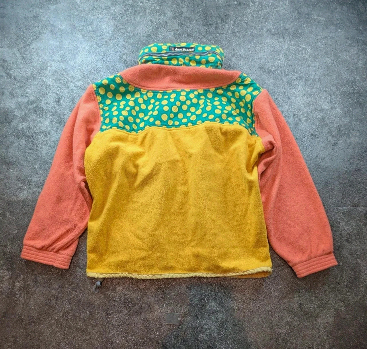 Anzi Besson polaire technique hybride vintage à pois crazy ski M L – AnziBesson – taille L / 40 / 12 3