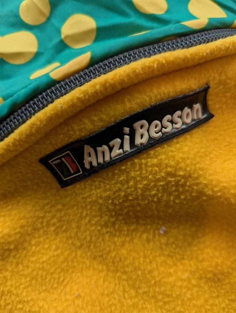 Anzi Besson polaire technique hybride vintage à pois crazy ski M L – AnziBesson – taille L / 40 / 12 5