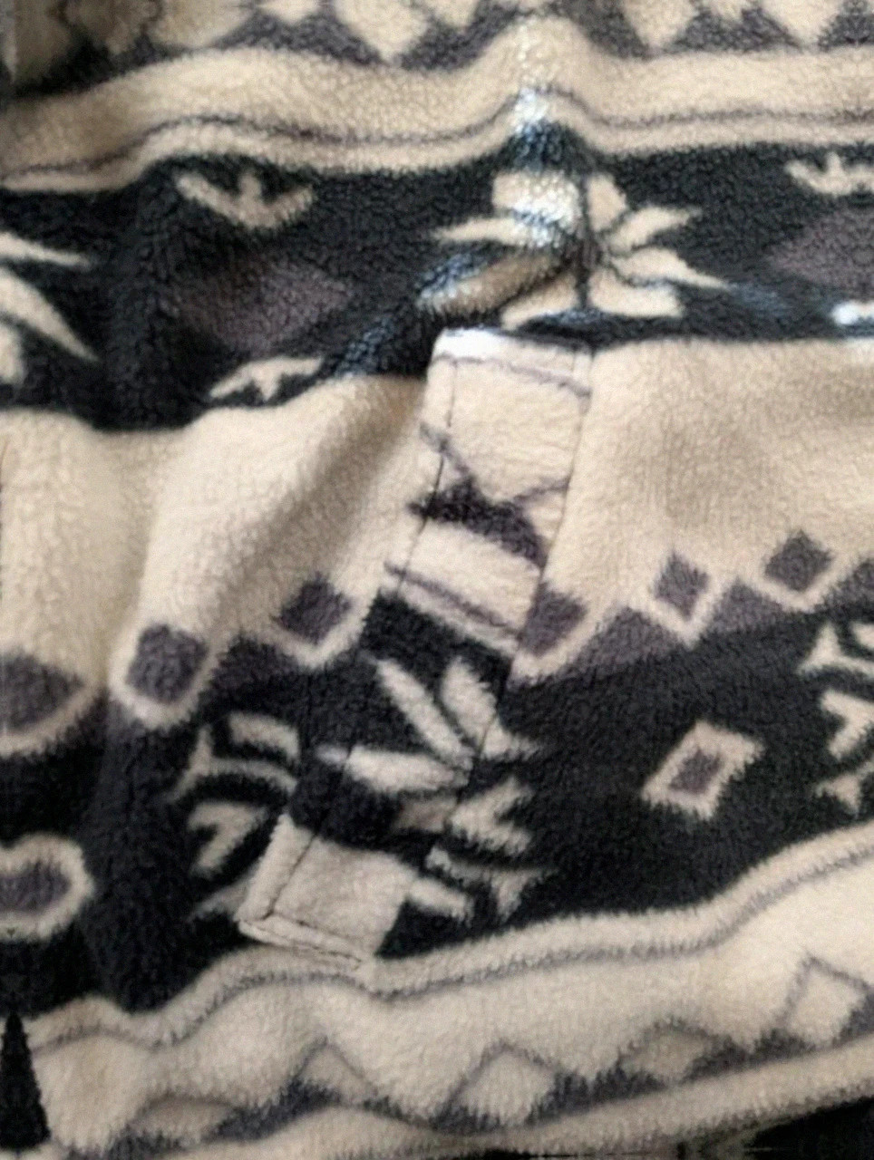 Polaire Franco Sport vintage motifs nordiques snowflake M oversize L Xl – Vintage Dressing – taille M 5