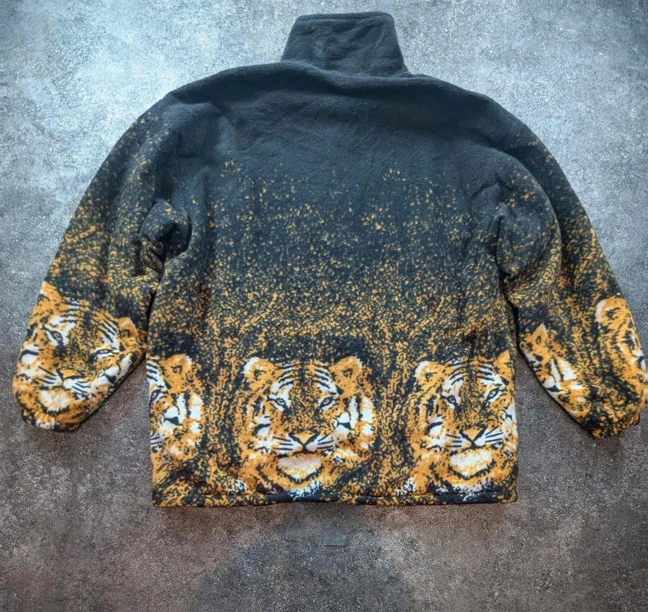 Polaire Vintage Tigre Xxl Épaisse Zippée Fleece Sherpa Animal Print 90s Y2K – Vintage Dressing – taille XXL 3