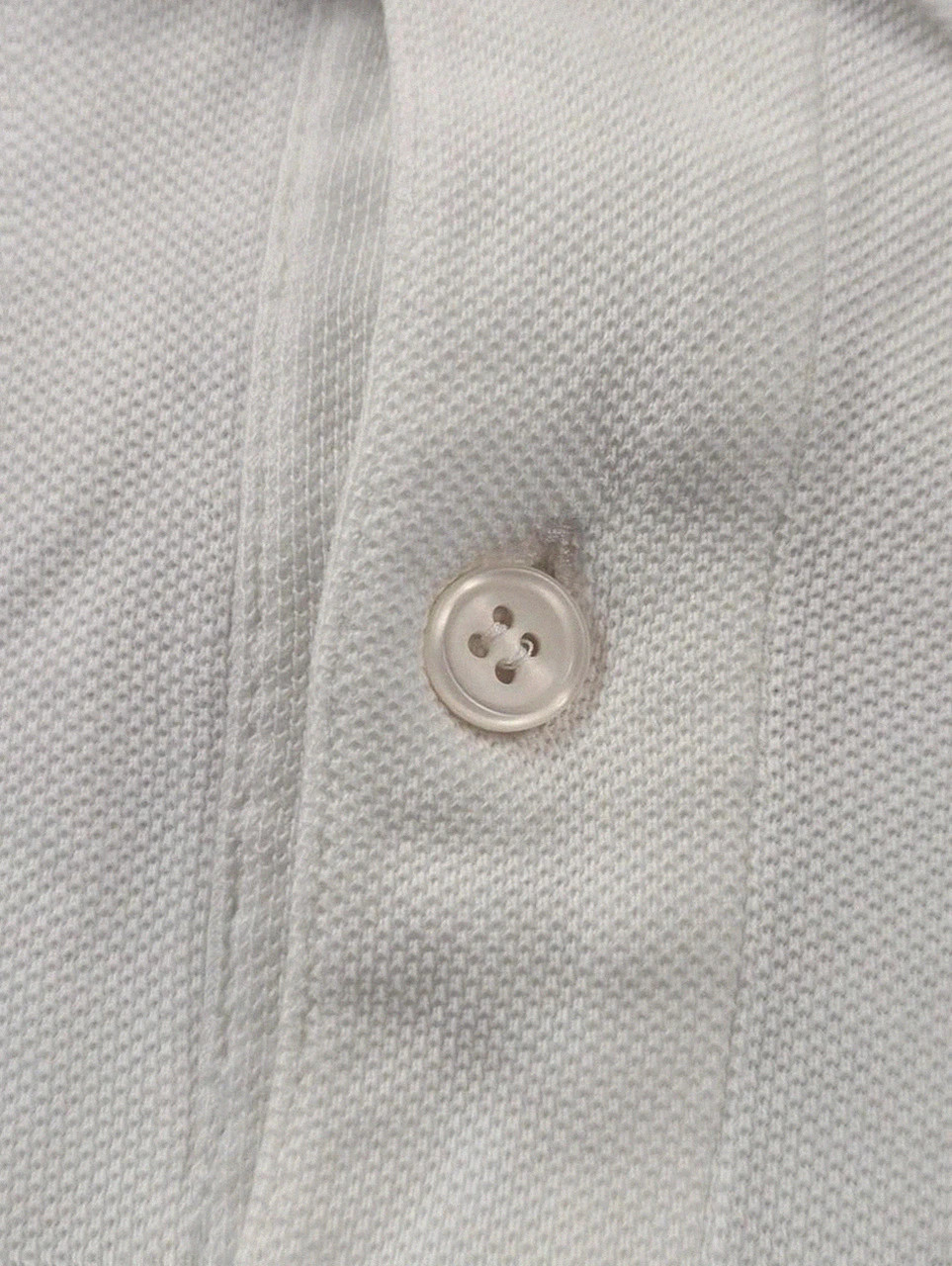 Polo Adidas blanc minimaliste logo brodé coton piqué tennis golf casual Xl – adidas – taille XL 5