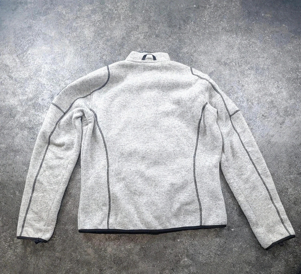 Polaire Halvarssons suédoise 1946 moto biker gris chiné Lady Xl mixte – Halvarssons – taille XL / 42 / 14 3