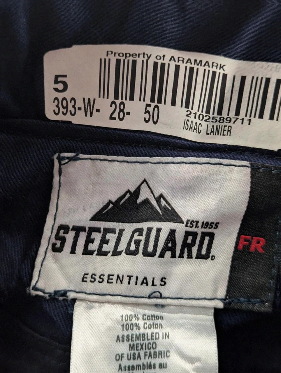 Veste Us Steelguard workwear Indura Fr Cat 2 doublure amovible – Taille 50 – WORKWEAR – taille XL 5