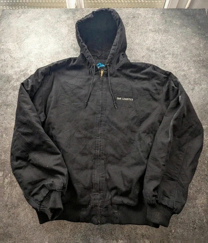 Veste workwear tri-Mountain 2XL noire – Hooded Active Jacket – toile coton doublée YKK – WORKWEAR – taille XXL 2