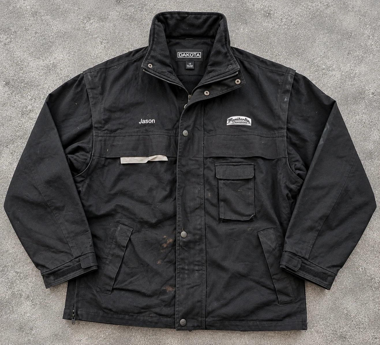 Veste Workwear Dakota L 2-en-1 Utility Manches Amovibles Gilet Bandes Réfléchissantes – Dakota – taille L