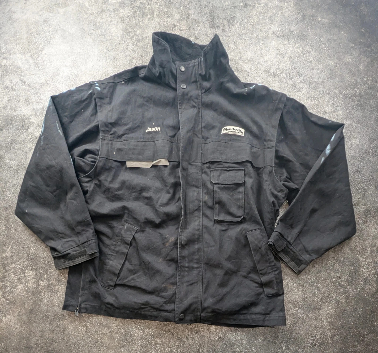 Veste Workwear Dakota L 2-en-1 Utility Manches Amovibles Gilet Bandes Réfléchissantes – Dakota – taille L 2