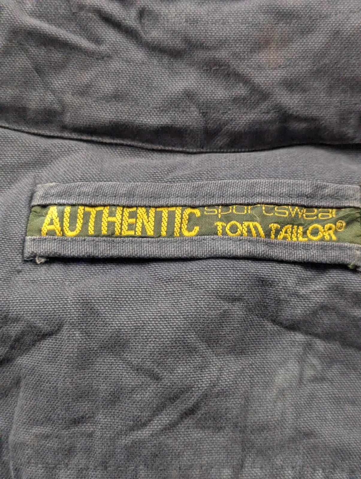Veste Tom Tailor Vintage Field Jacket Workwear Utility Col Velours M – WORKWEAR – taille M 3