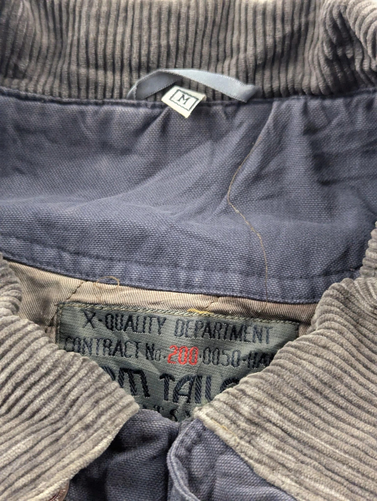 Veste Tom Tailor Vintage Field Jacket Workwear Utility Col Velours M – WORKWEAR – taille M 4