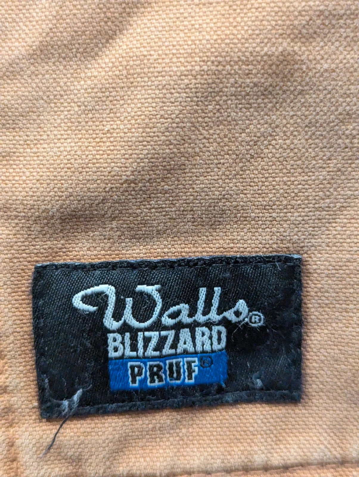 Veste workwear vintage Walls Blizzard Pruf L canvas marron chore jacket doublée – Walls – taille L 3