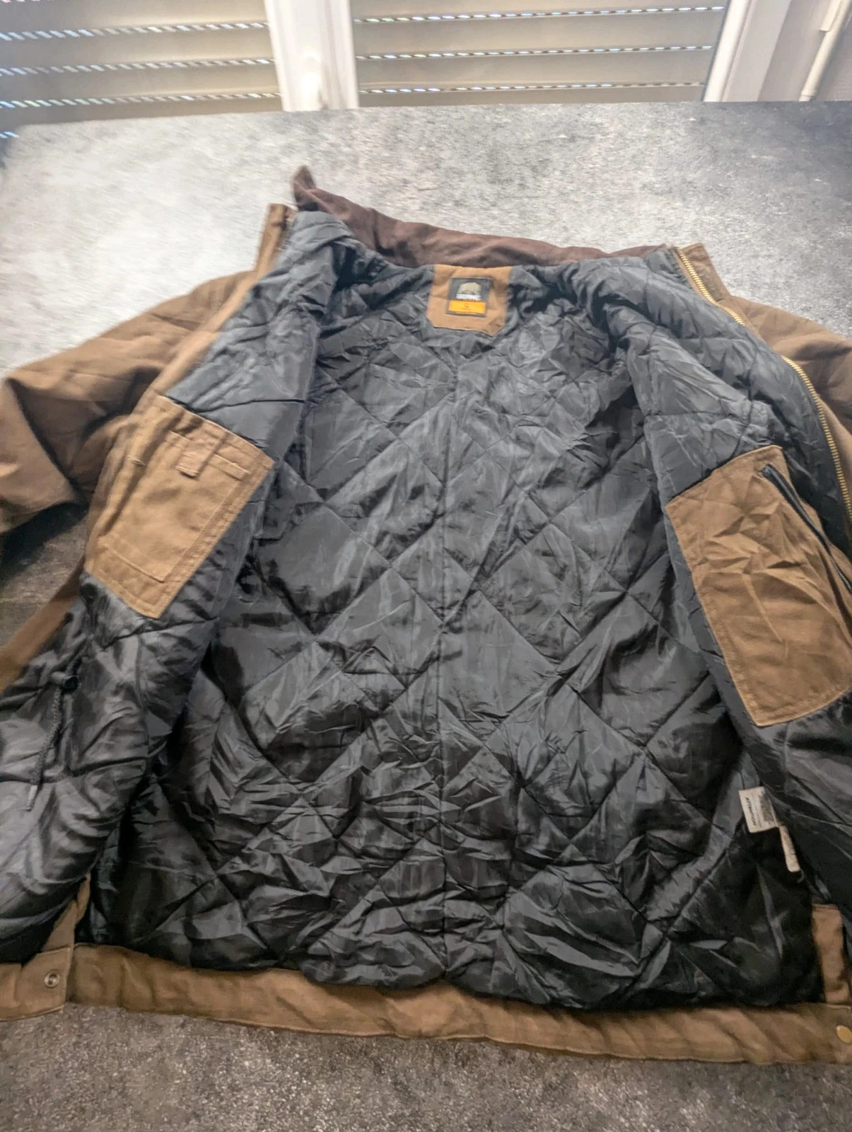 Veste Berne Workwear L Tall oversize XL marron Duck Canvas Chore Jacket US – WORKWEAR – taille L 4