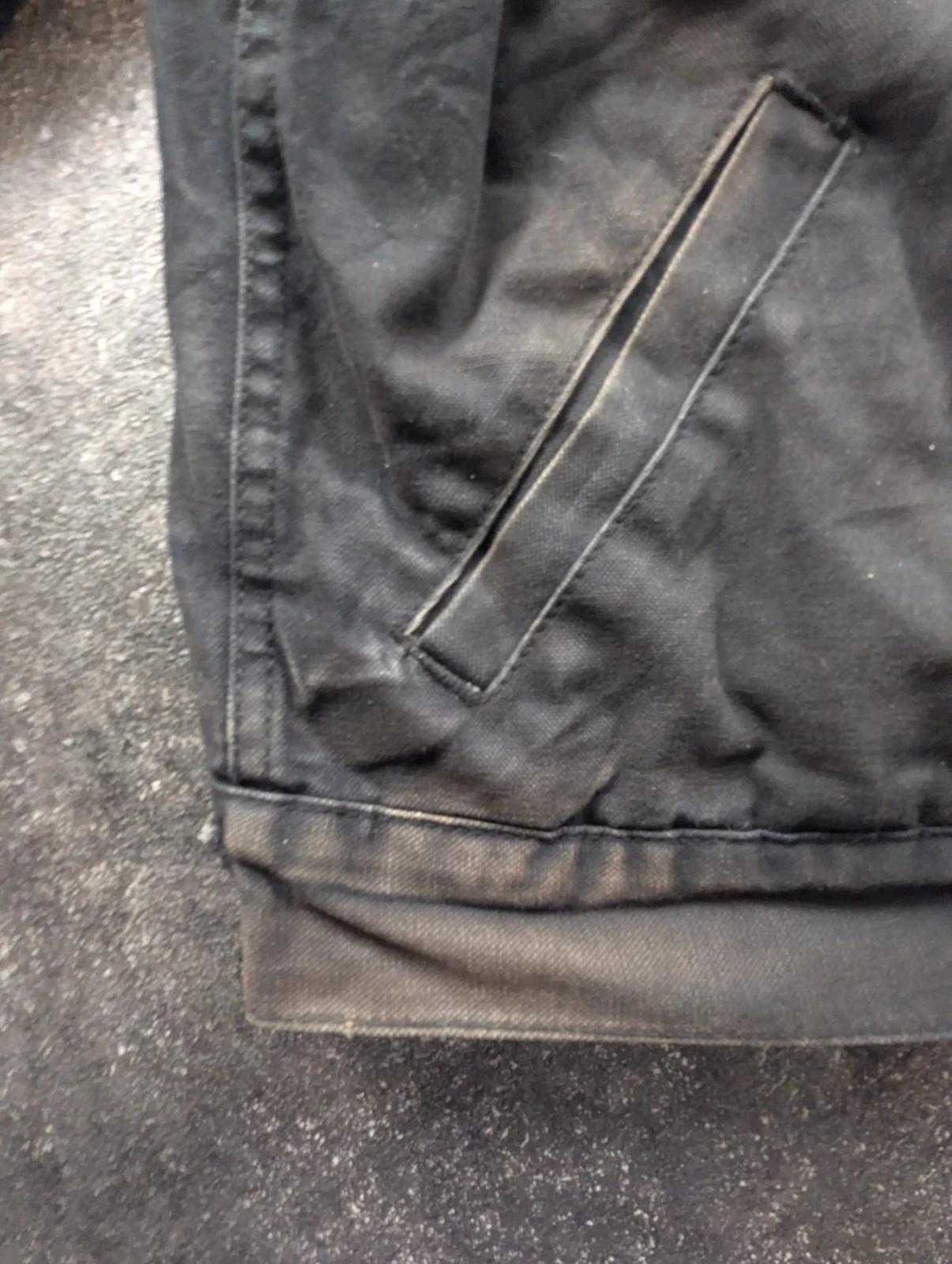 Veste workwear Primark XL L noire doublée sherpa – Trucker Jacket patinée – WORKWEAR – taille XL 4