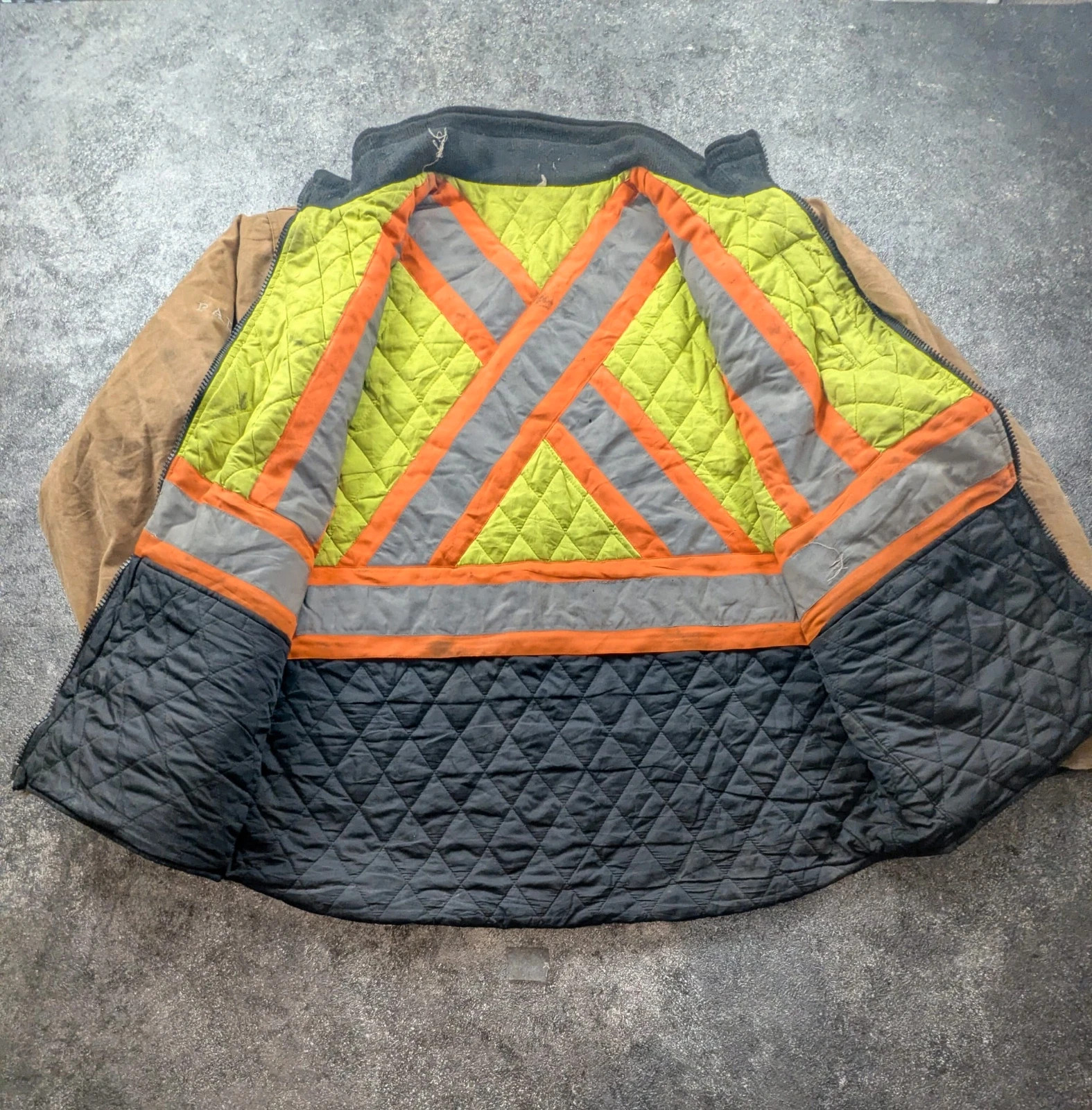 Veste Workwear Réversible XL XXL Canvas 3M Scotchlite Haute Visibilité Matelassée – WORKWEAR – taille XL 3