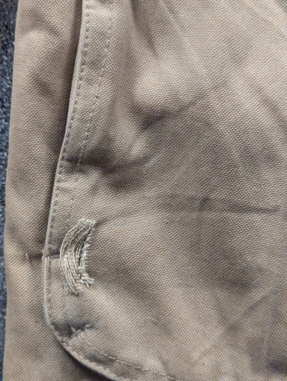 St. John’s Bay veste workwear vintage L Field Jacket toile doublée col suédine – St. John's Bay – taille L 4