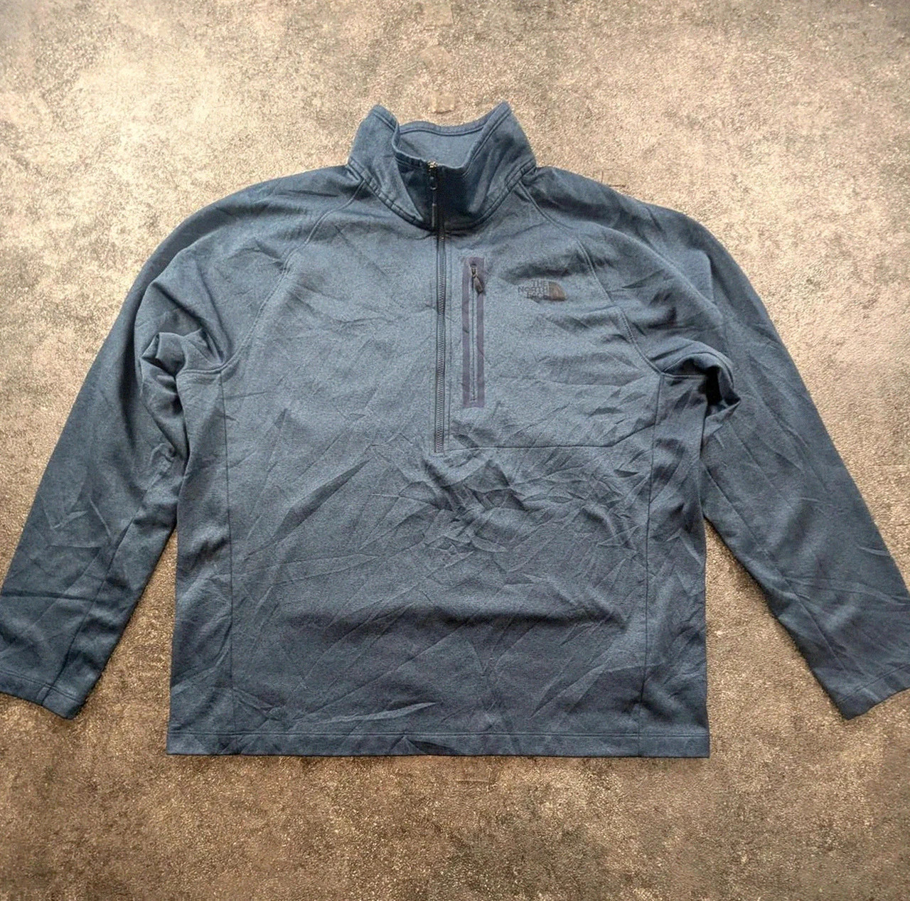 Sweat The North Face 1/4 zip bleu chiné Xl outdoor gorpcore techwear – The North Face – taille XL 2