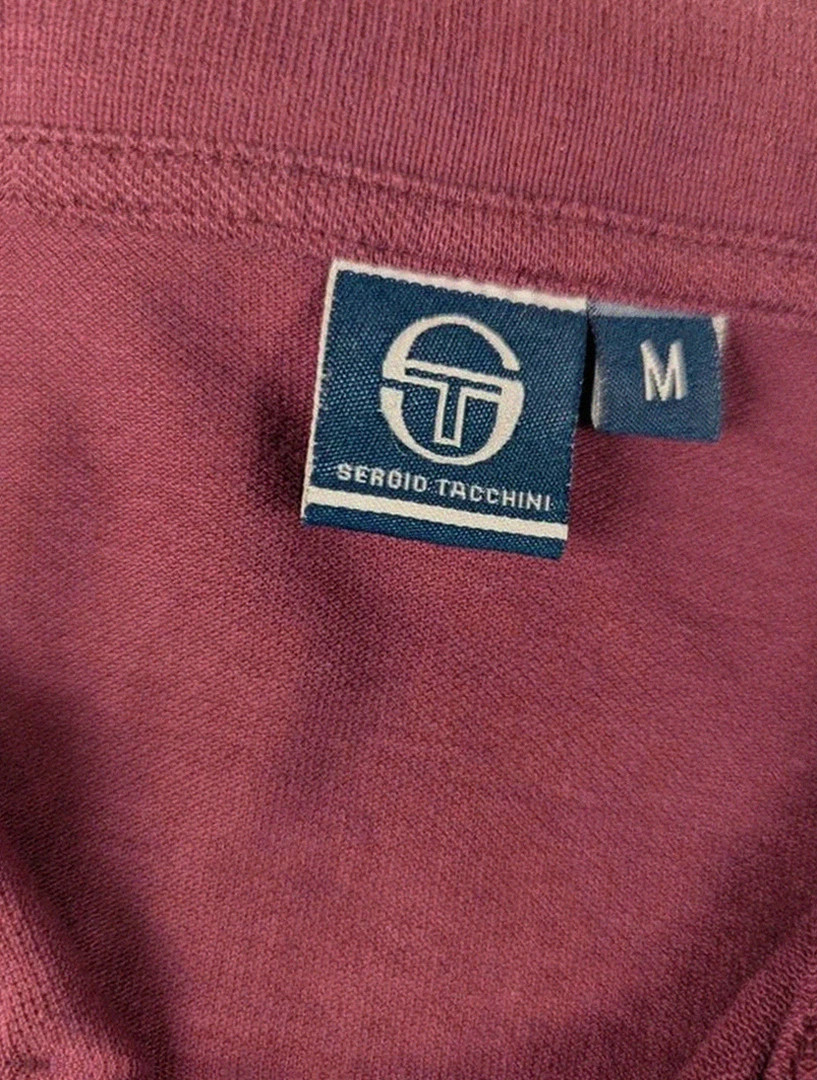 Polo Sergio Tacchini bordeaux – Taille M – Sergio Tacchini – taille M 3