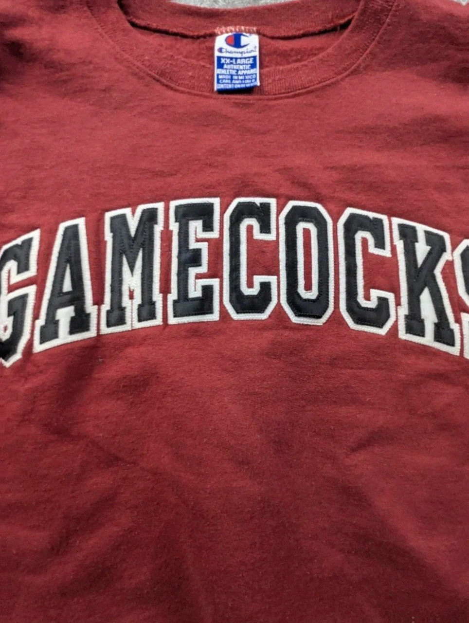Champion Gamecocks Xxl vintage – sweat collegiate Usa bordeaux Ncaa sportswear 90s Y2K – Champion – taille XXL 3
