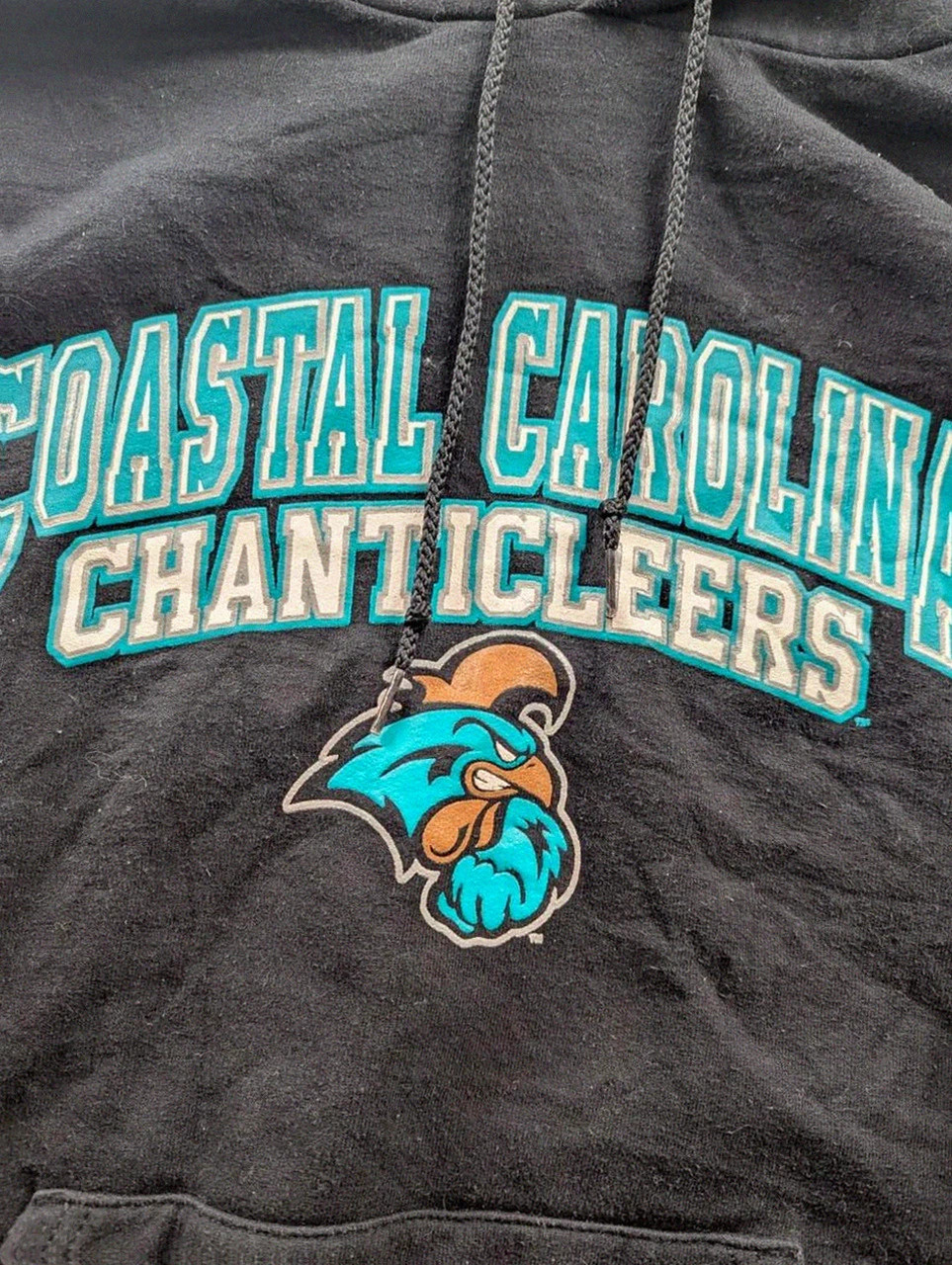 Sweat à capuche Champion Coastal Carolina Chanticleers hoodie noir logo universitaire S – Champion – taille S 4