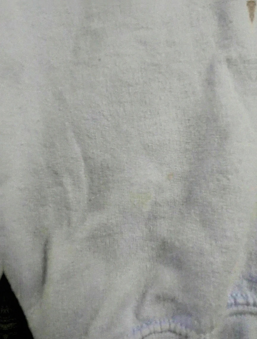 Sweat à capuche Gildan vintage heavy Blend– teddy bear print – bleu clair – taille S/M – Gildan – taille M 5