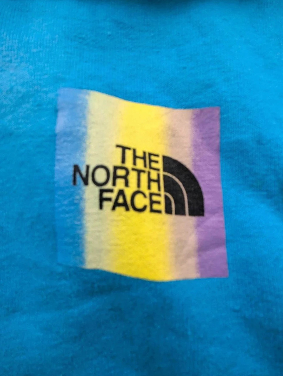 Sweat à capuche The North Face graphique bleu turquoise coordonnées outdoor M – The North Face – taille M 3