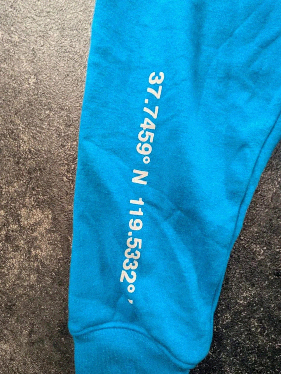 Sweat à capuche The North Face graphique bleu turquoise coordonnées outdoor M – The North Face – taille M 5