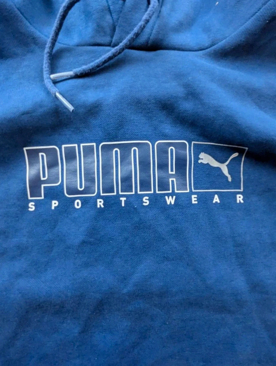 Puma Sportswear hoodie M bleu marine – sweat à capuche logo rétro streetwear – adidas – taille M 3
