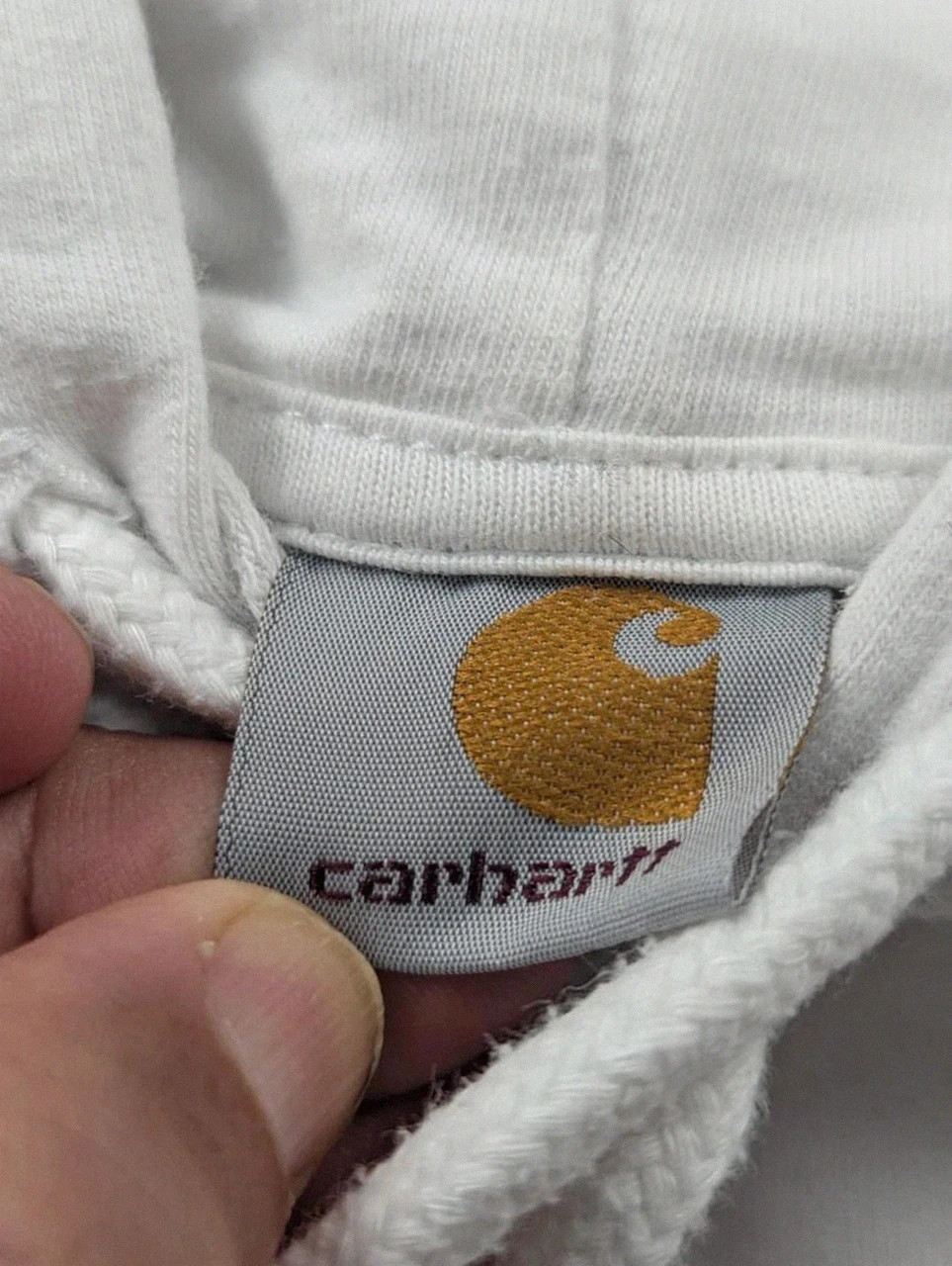 Sweat Carhartt Wip capuche blanc beige Porter hoodie streetwear S (taille M) – Carhartt – taille M / 38 / 10 4