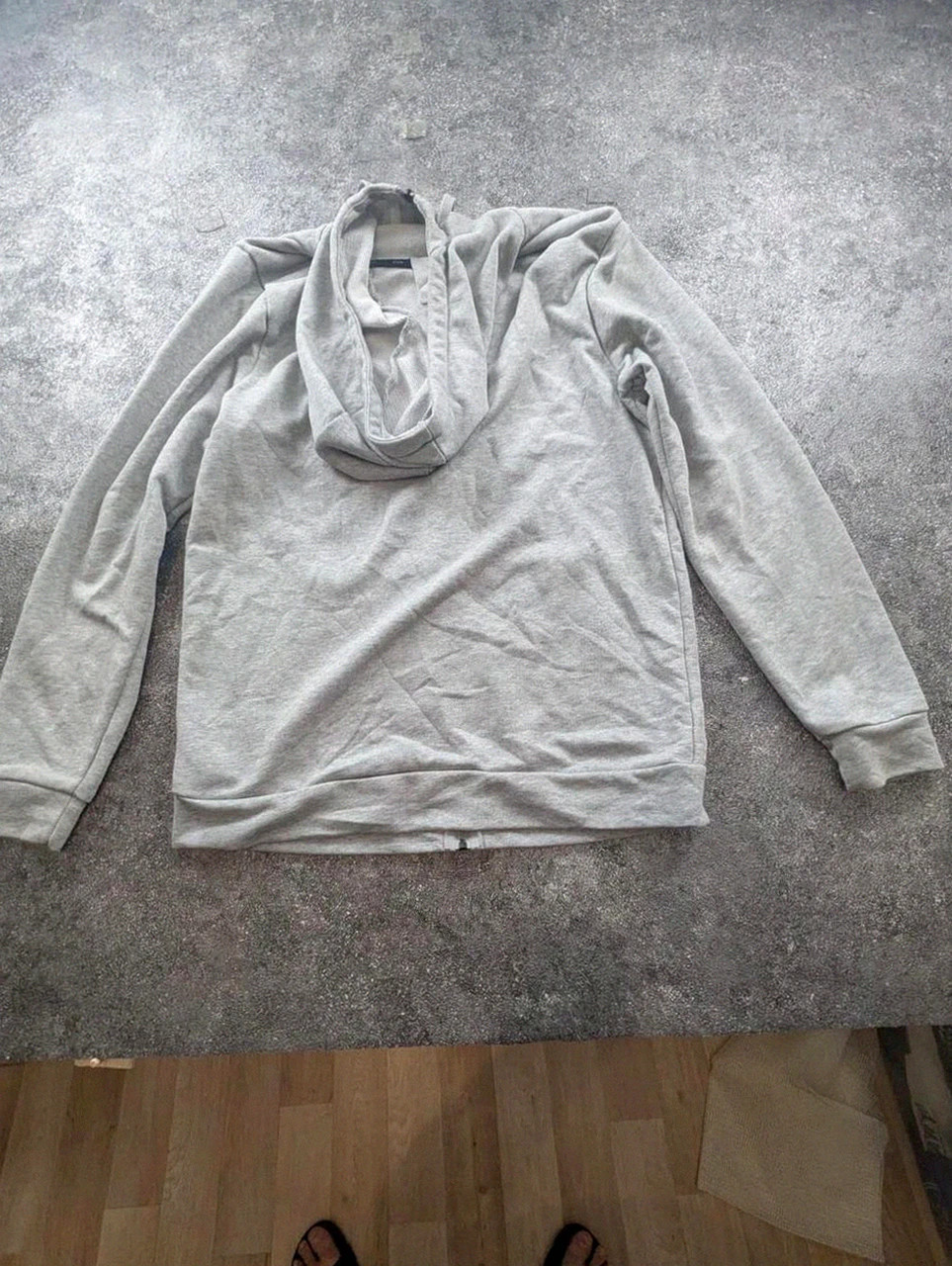 Nike hoodie zippé gris dri-fit S/M sweat capuche sport streetwear – Nike – taille S 2