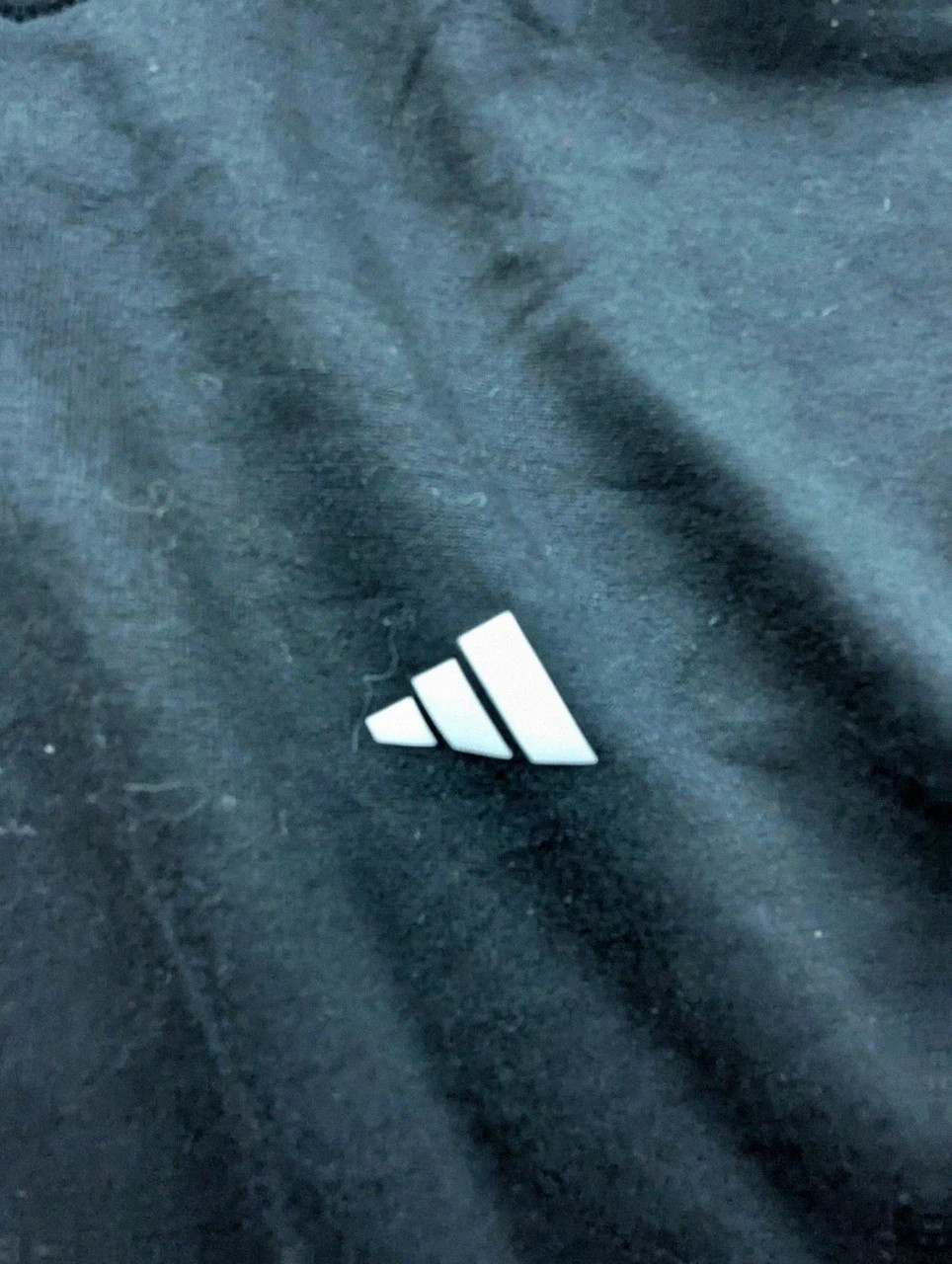 Adidas hoodie L noir – sweat à capuche Performance training sportswear minimaliste – adidas – taille L 3