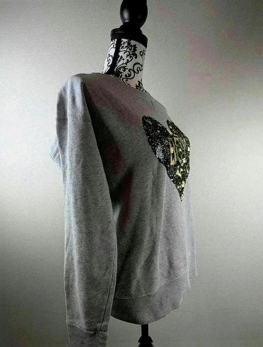 Sweat Bellerose gris à sequins cœur “BOY – taille / S – Bellerose – taille S 2