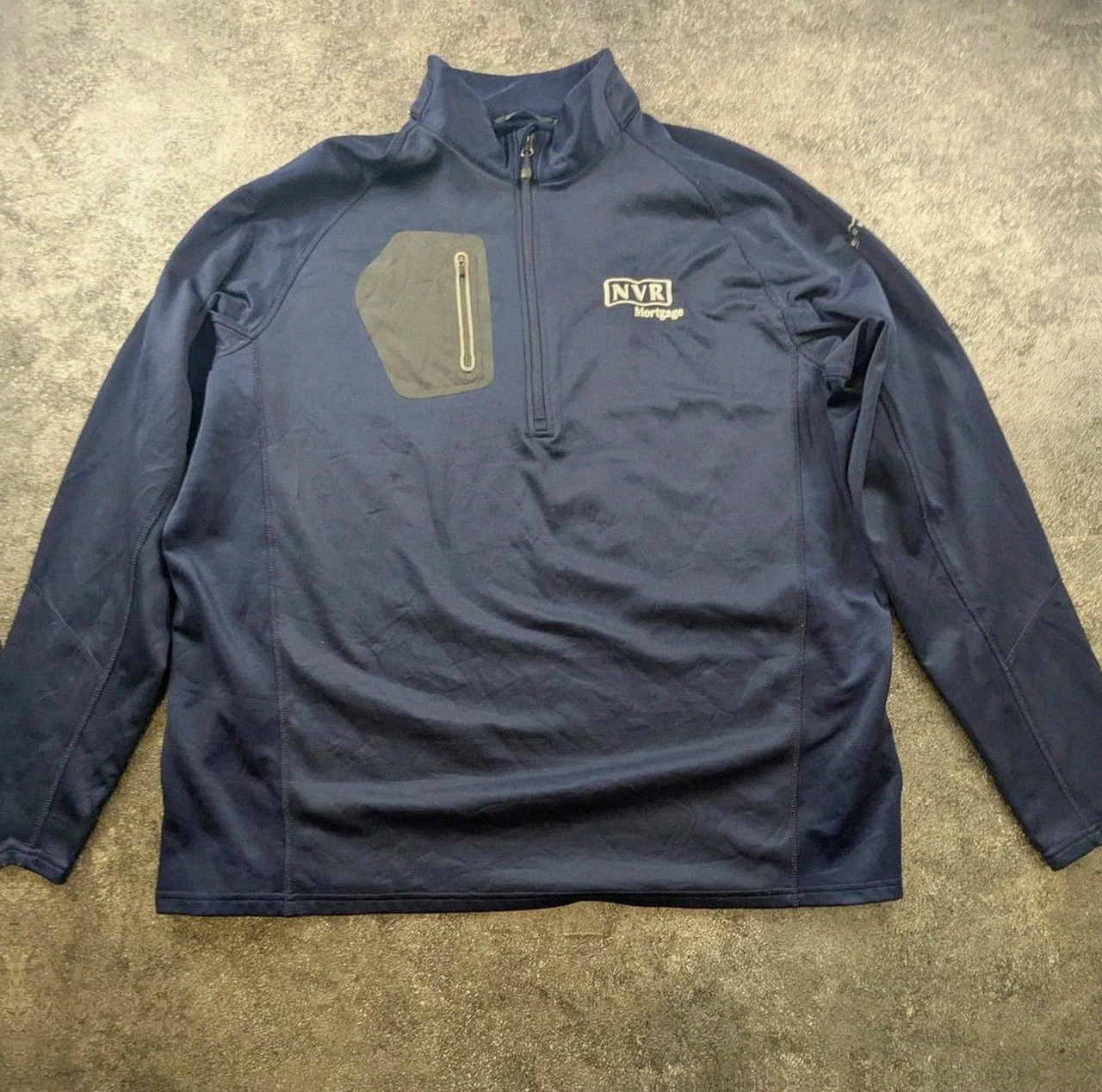 Sweat technique Eddie Bauer 1/4 zip navy Xxl gorpcore outdoor – Eddie Bauer – taille XXXL 2