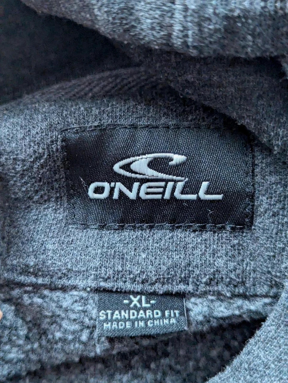 Sweat à capuche O’Neill gris logo surf Est. 52 hoodie homme XL M/L – O'Neill – taille XL 5