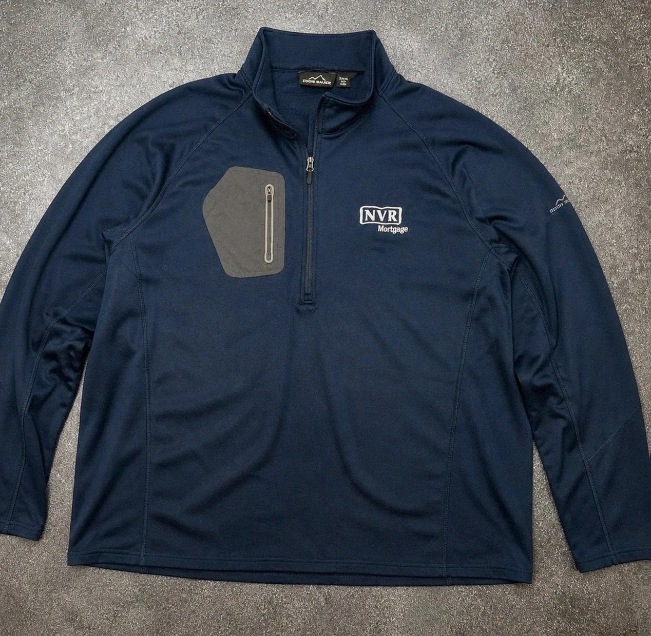 Sweat technique Eddie Bauer 1/4 zip navy Xxl gorpcore outdoor