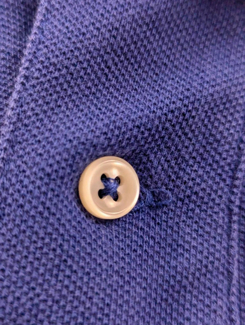 Polo Ralph Lauren violet bleu slim fit logo brodé coton premium homme L – Ralph Lauren – taille L 5
