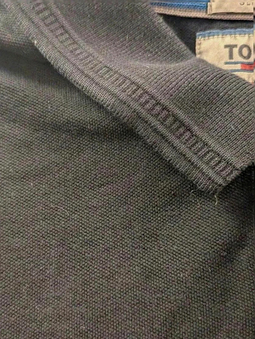 Polo Tommy Jeans noir slim fit coton logo brodé classique streetwear Xl – Tommy Jeans – taille XL 5