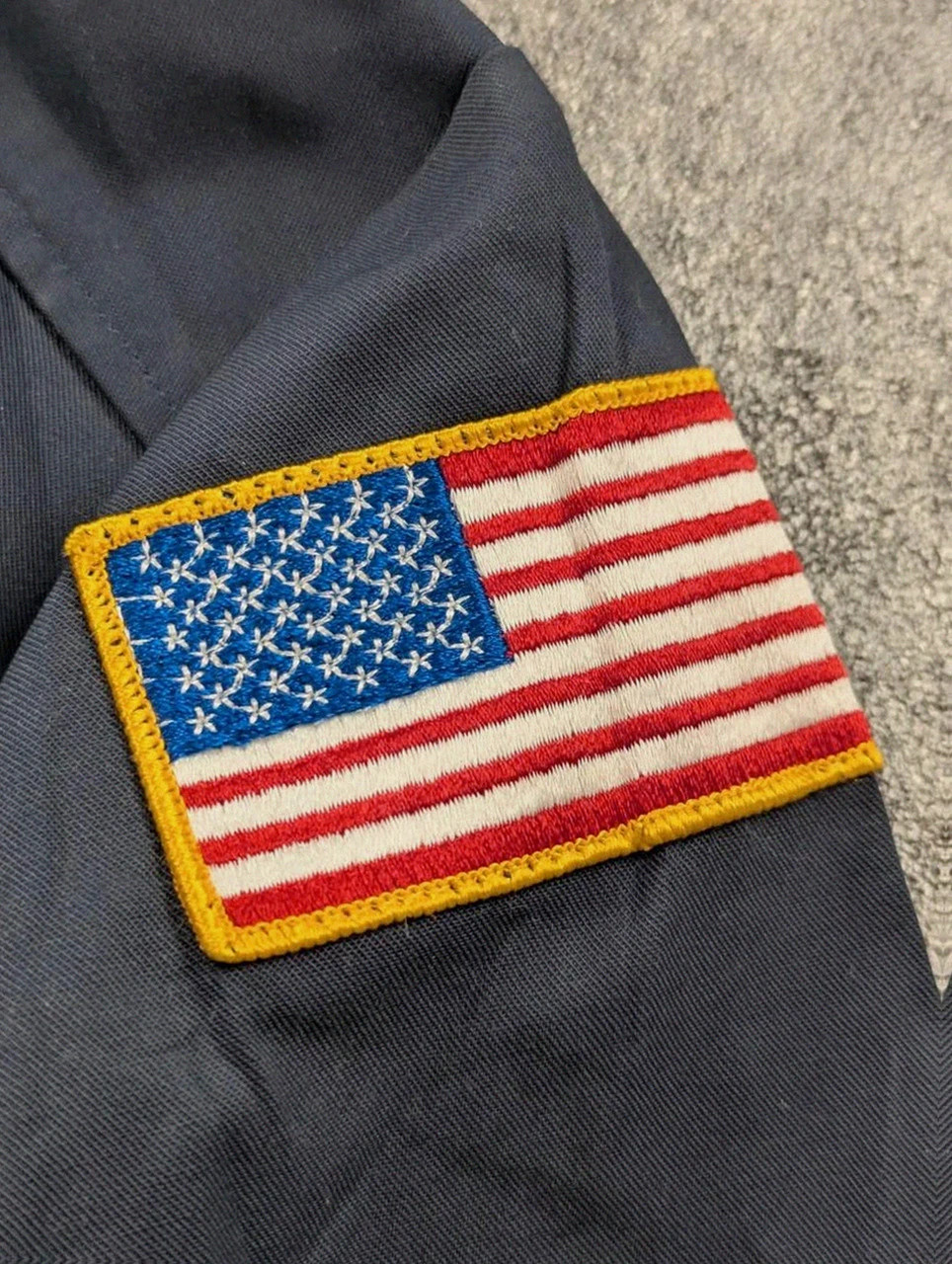 Veste Riverside Workwear Flexbac 42 M Usa Vintage American Flag Patch Martin Brower Company – Riverside – taille M 3