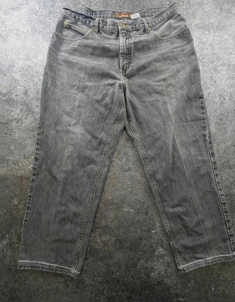 Jean Duty Free gris vintage homme taille Xl Xxl 58 denim straight fit streetwear workwear utilitaire – Vintage Dressing – taille XXL