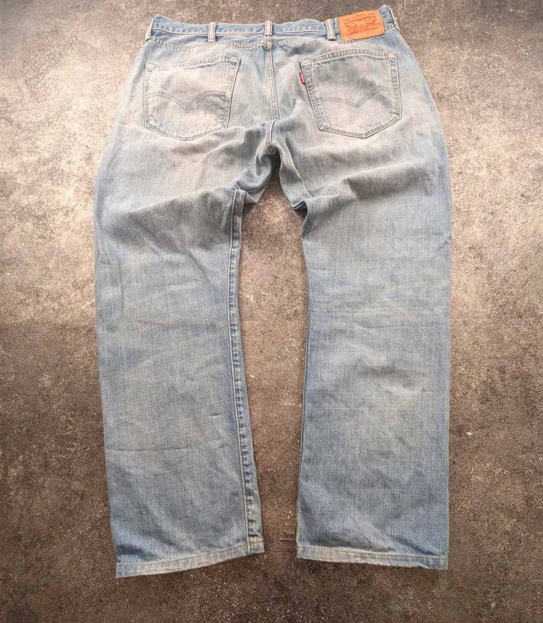 Jean Levi’s 501 W38 L32 straight fit denim vintage bleu clair coupe droite workwear streetwear rétro – Levi Strauss & Co. – taille W38 | FR 48 3