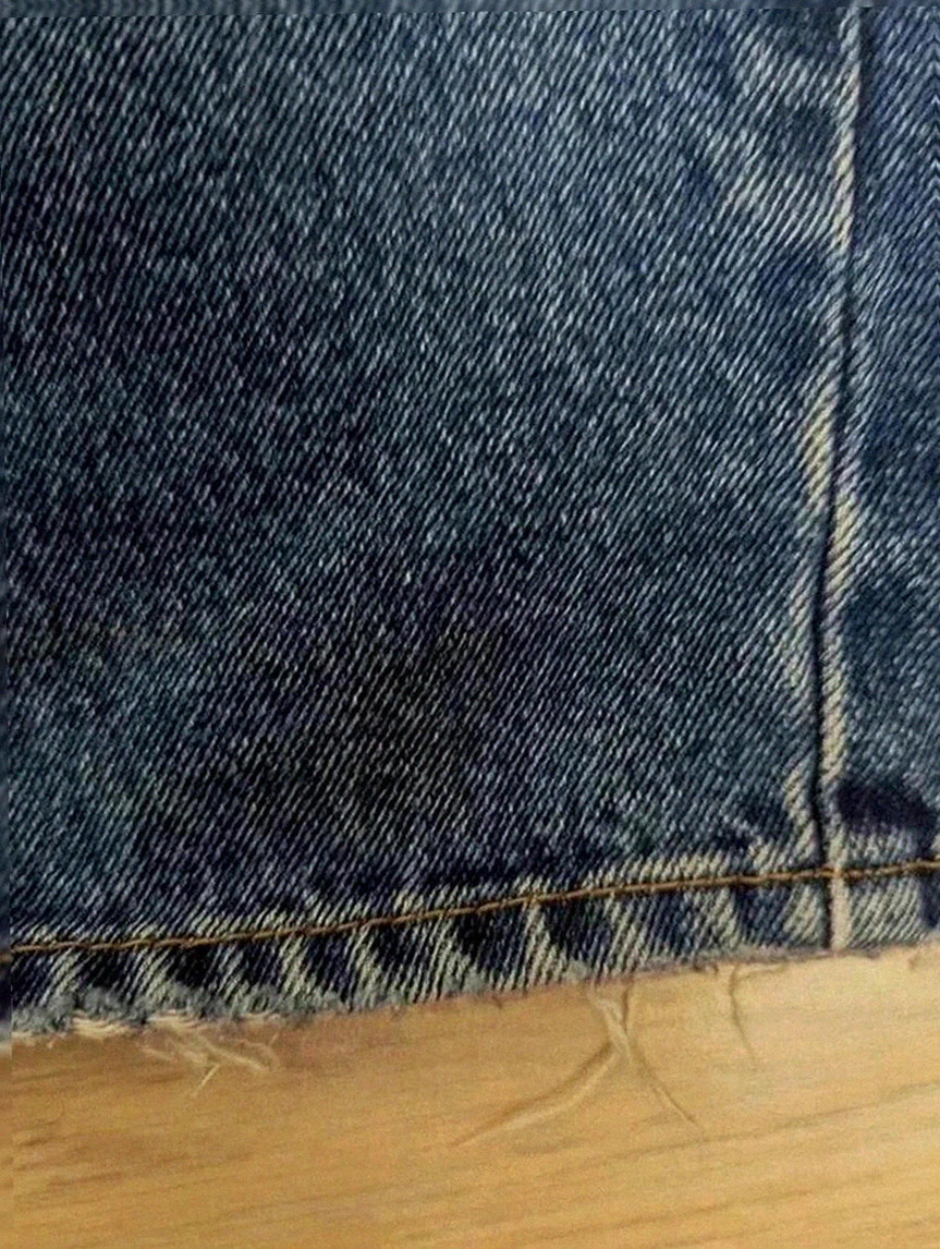 Jean workwear vintage en denim bleu – coupe droite authentique taille 50 – WORKWEAR – taille L 5