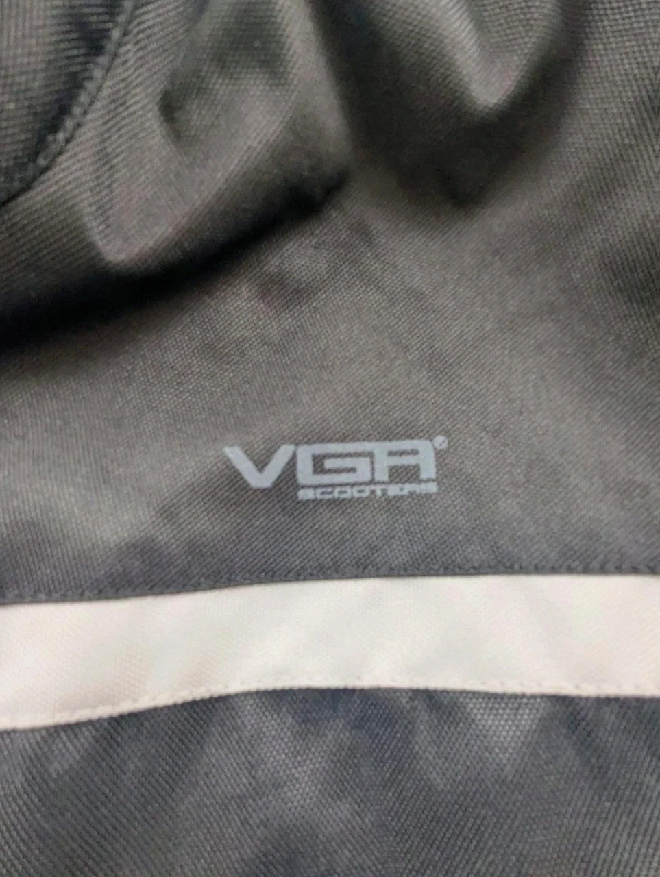 Veste moto Vga Scooters textile noir bandes réfléchissantes taille L – vga scooter – taille L 4
