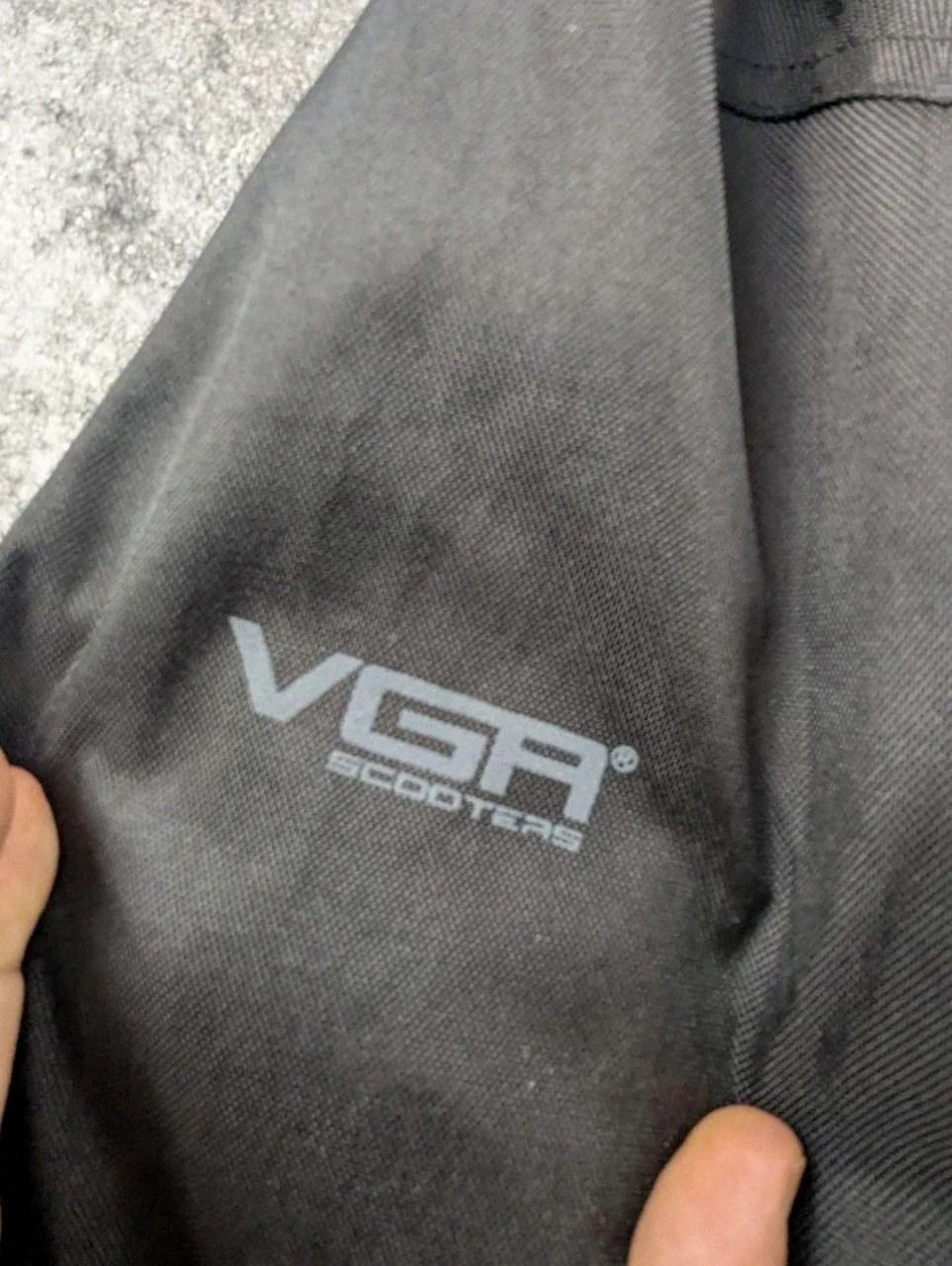Veste moto Vga Scooters textile noir bandes réfléchissantes taille L – vga scooter – taille L 5