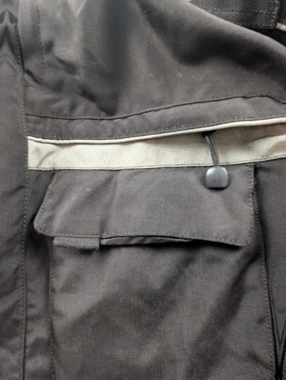 Veste moto textile touring renforcée noir/gris protections intégrées taille L – Vintage Dressing – taille L 3