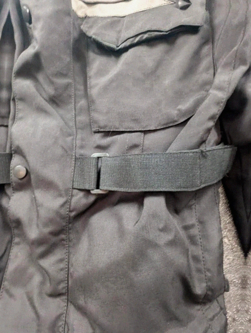 Veste moto textile touring renforcée noir/gris protections intégrées taille L – Vintage Dressing – taille L 5