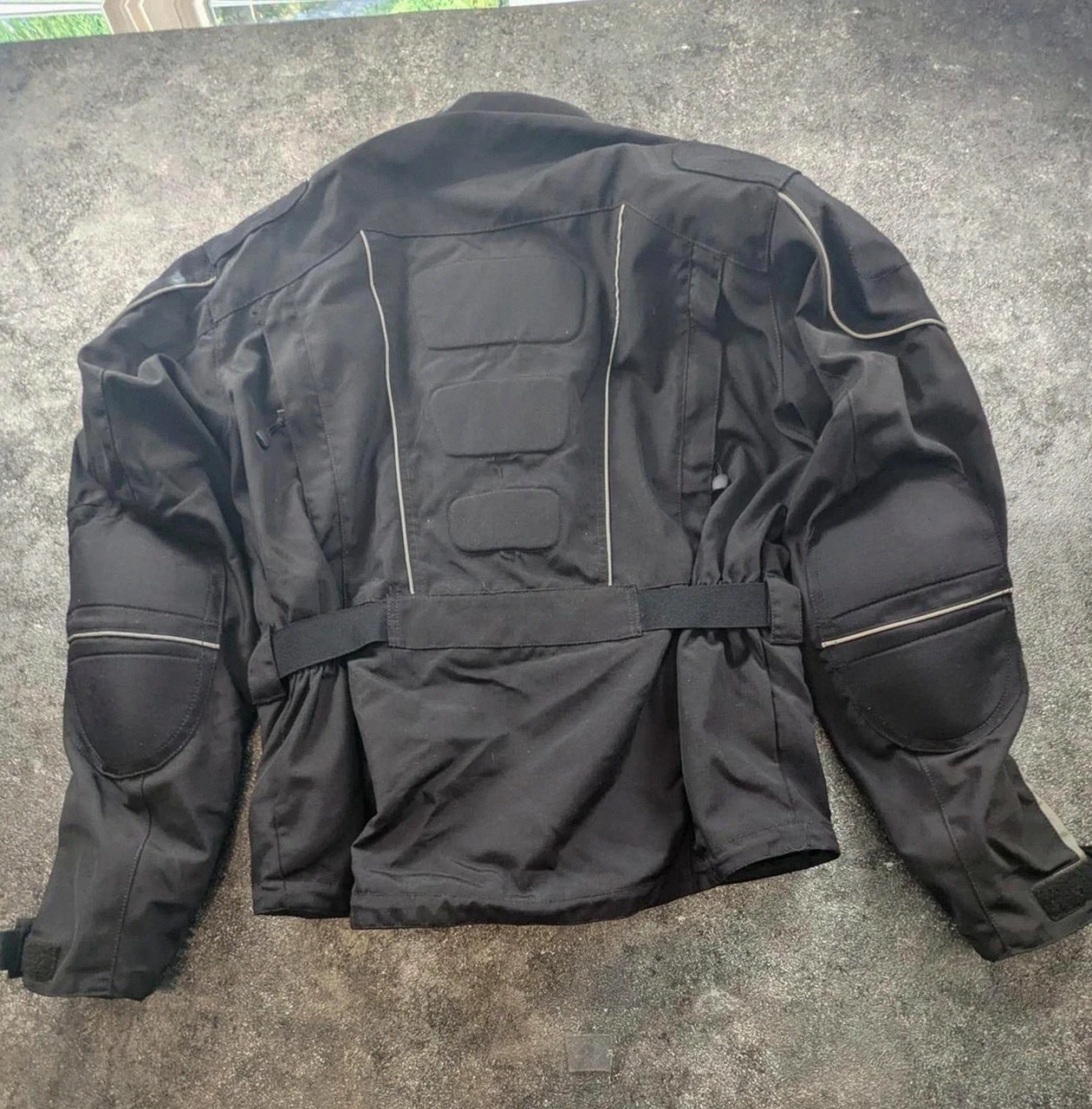 Veste moto textile touring renforcée noir/gris protections intégrées taille L – Vintage Dressing – taille L 4